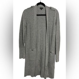 Talbots small cardigan-grey long sleeve